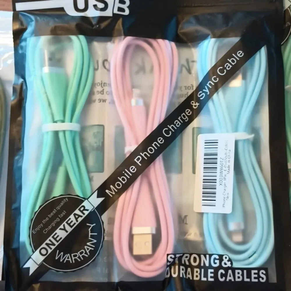 3 Pk 6FT [Apple MFi Certified] iPhone Lightning Cable USB Fast Charging